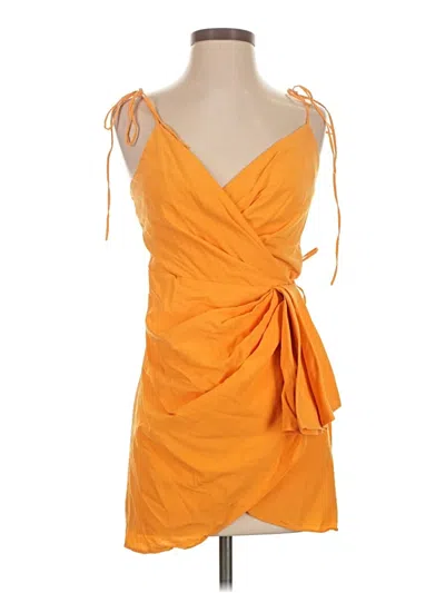 Pre-owned House Of Cb Cocktail Dress In Orange