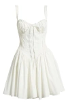 House Of Cb Corset Minidress In White
