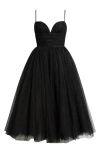 HOUSE OF CB HOUSE OF CB COUNTESS SLEEVELESS TULLE MIDI DRESS