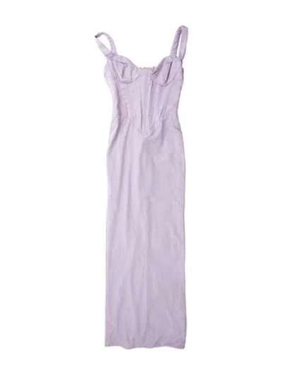 Pre-owned House Of Cb Cowl Neck Long Dress W/ Tags In Purple