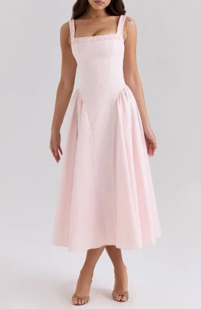 House Of Cb Dorothy Stretch Cotton Dress