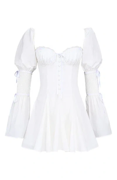 House Of Cb Ellerie Long Sleeve Minidress