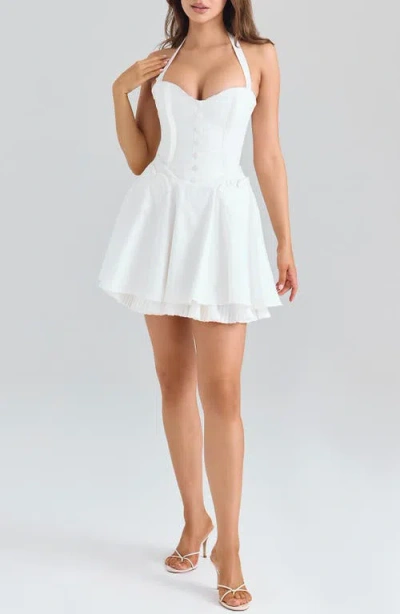 House Of Cb Heidi Minidress In White