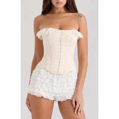 HOUSE OF CB HOUSE OF CB IDELLA STRAPLESS CORSET TOP