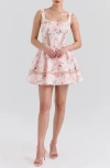 HOUSE OF CB HOUSE OF CB KIMMIE FLORAL MINIDRESS