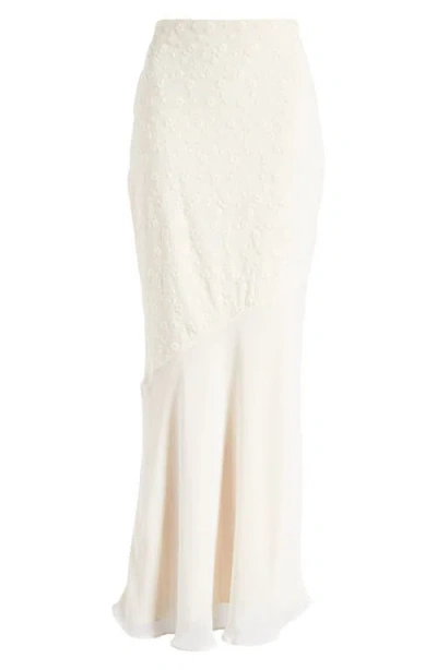 House Of Cb Lana Mermaid Skirt In Vintage Cream