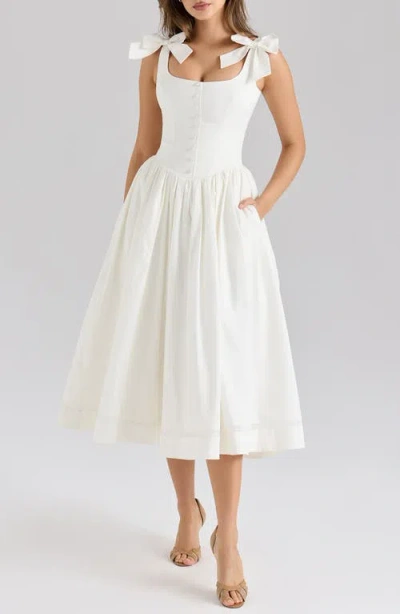 House Of Cb Lillia A-line Dress In White
