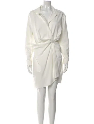 Pre-owned House Of Cb Mini Dress In White