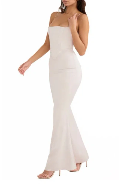 House Of Cb Olivette Corset Maxi Dress In Pink