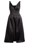 HOUSE OF CB HOUSE OF CB PALOMA SATIN MIDI DRESS