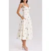 HOUSE OF CB HOUSE OF CB ROSALEE CORSET FIT & FLARE SUNDRESS