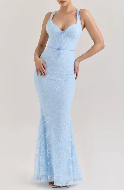 House Of Cb Sara Lace Mermaid Gown