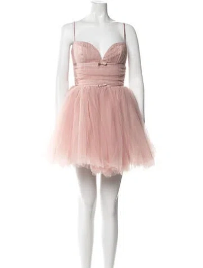 Pre-owned House Of Cb Silk Mini Dress W/ Tags In Pink