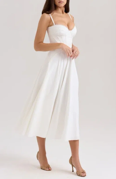 House Of Cb Steffani Corset Midi Sundress