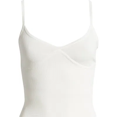 House Of Cb Summer Rib Crop Top In Cloud Dancer