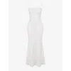 House Of Cb Womens Ivory Joan Burnout-pattern Lace Maxi Dress In Ivory