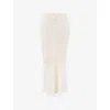 House Of Cb Womens Vintage Cream Lana Broderie-anglaise Cotton-blend Maxi Skirt In Vintage Cream