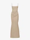 House Of Cb Milena Corset Stretch-jersey Maxi Dress In Nude (lingerie)