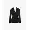 House Of Cb Womens Black Aviva Tailored Hourglass Stretch-woven Jacket In Black