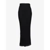 House Of Cb The Midi Skirt In Black