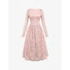 House Of Cb Womens Duchess Lace Corset And Skirt Set Ballerina Pink In Ballerina Pink