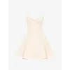 House Of Cb Womens Minimoiselle Tulle Satin Mini Dress Vintage Cream In Vintage Cream