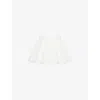 House Of Cb Of Cb Womens White Celia Bloomer Stretch-cotton Mini Skirt