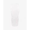 House Of Cb Womens White Eden Mid-waist Cotton-twill Maxi Skirt In White