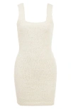 House Of Cb Zaira Knit Minidress In Cream