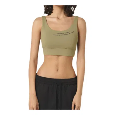 House Of Cenmar (wmns)  Activewear Bra 'olive' In Green