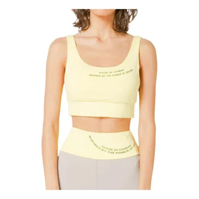House Of Cenmar (wmns)  Activewear Bra 'yellow'