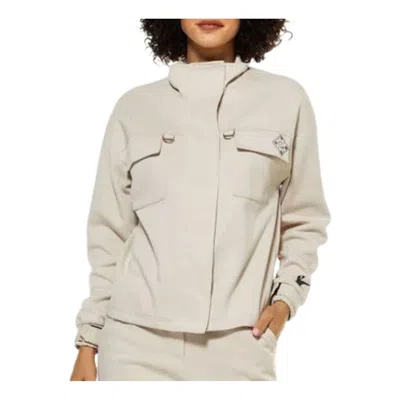 House Of Cenmar (wmns)  Cargo-pockets Jacket 'beige' In Neutral