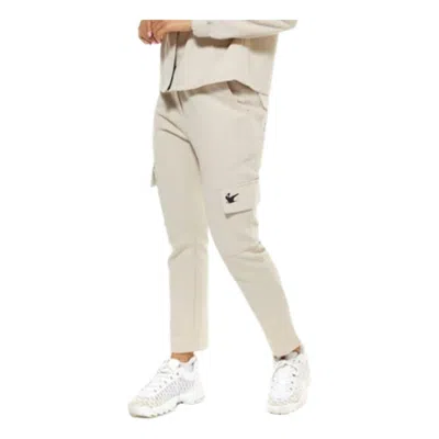 House Of Cenmar (wmns)  Cargo-pockets Pants 'beige' In Gold
