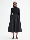 House Of Dagmar A-lined Midi Skirt In Black