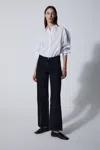 House Of Dagmar Alba Denim In Washed Black