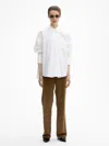 House Of Dagmar Asymmetric Shirt In White