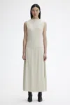 House Of Dagmar Bias Cut Dress In Pearl Grey