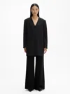 House Of Dagmar Blazer V-dress In Black