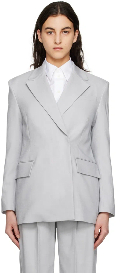 House Of Dagmar Charlotte Blazer In Fog