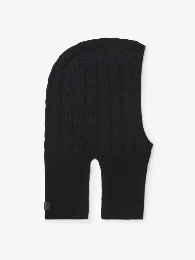 House Of Dagmar Cable Balaclava In Black
