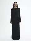 House Of Dagmar Cable Knit Crewneck In Black