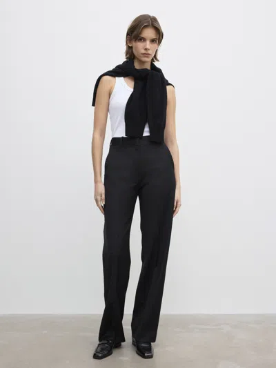 House Of Dagmar Classic Suit Trouser In Black
