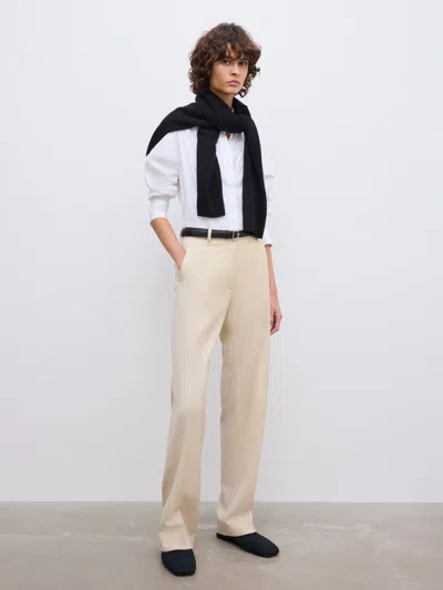 House Of Dagmar Classic Suit Trouser In Brown