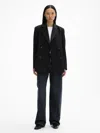House Of Dagmar Classic Wool Blazer In Black