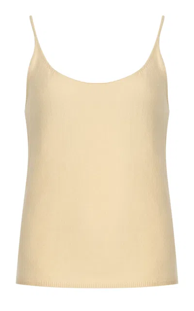 House Of Dagmar Crepe Top In Yellow