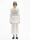 House Of Dagmar Crochet Knit In Off White