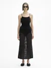 House Of Dagmar Crochet Skirt In Black