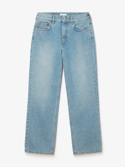 House Of Dagmar Cropped Denim |  | Light Blue | Size 25/30 | 100% Organic Cotton