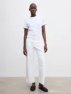 House Of Dagmar Cropped Denim In White