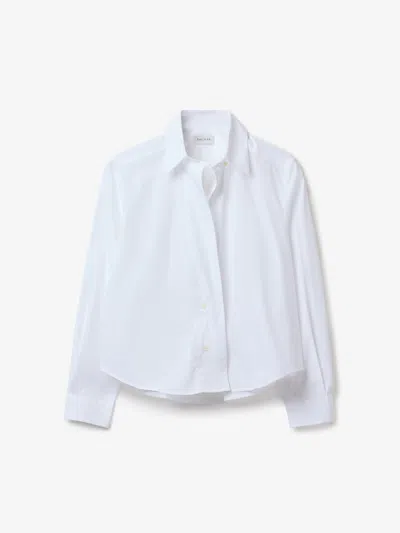 House Of Dagmar Cropped Shirt In White